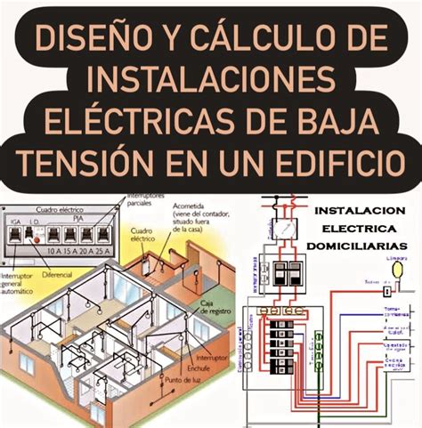 An Electrical Wiring Diagram With The Words Diseno Y Calculo De Instalcion