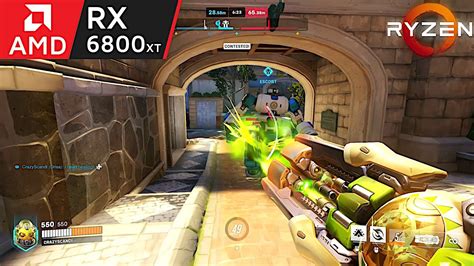 Overwatch 2 RX 6800 XT Ryzen 5 5600X 1080P Low Settings YouTube