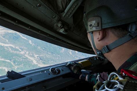 A Philippine Army Special Forces Freefall Jumper With Us National