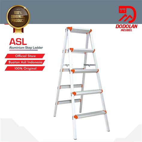 Jual Dodolan Mebel Tangga Bangunan Aluminium Step Ladder Pijakan