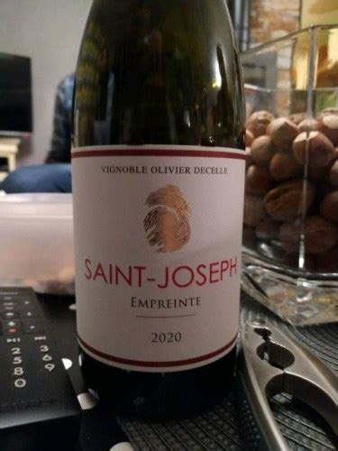 Vignoble Olivier Decelle Empreinte Saint Joseph Vivino Us