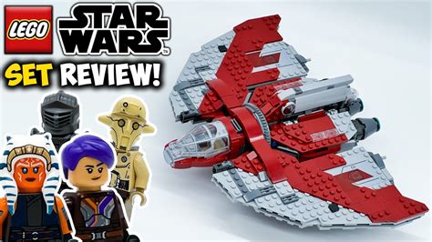 Ahsoka Tano S T 6 Jedi Shuttle Review Lego Star Wars Set 75362 Brick Finds And Flips