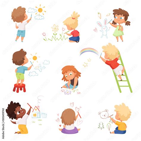drawing cartoon characters  kids