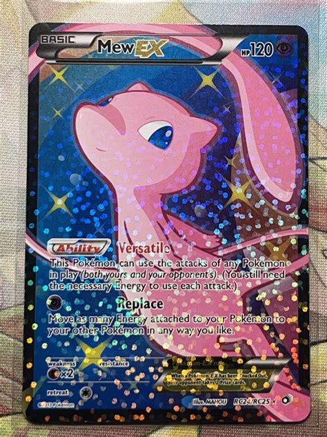 Mew Ex Rc Rc Full Art Holo Legendary Treasures Tcg Pok Mon Card Ebay