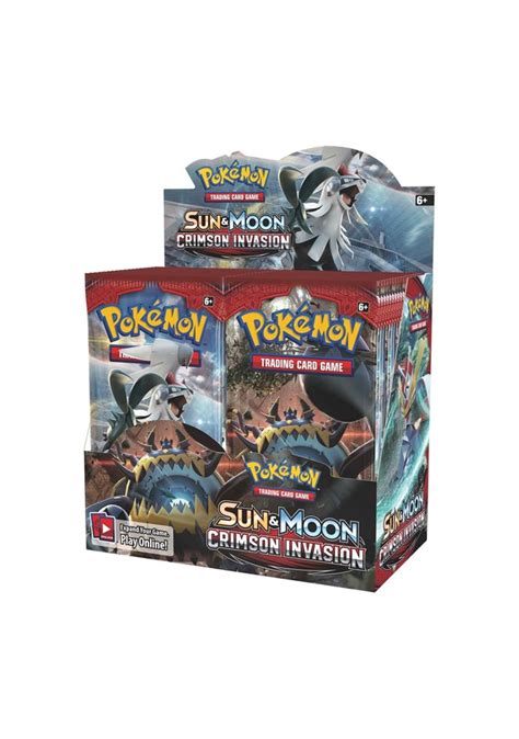 Pokémon Tcg Sun Moon Crimson Invasion Booster 1 Kutu 36 Paket