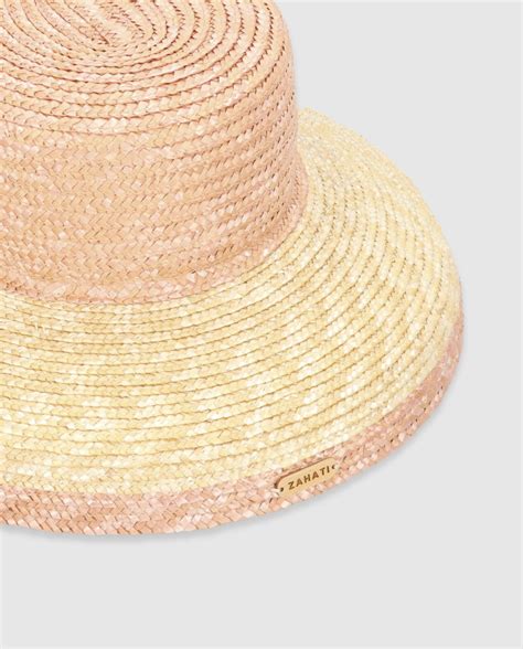 Sombrero De Paja En Nude Y Natural Zahati El Corte Ingl S