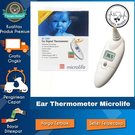 Jual Thermometer Digital Microlife Thermometer Digital Kuping Shopee Indonesia