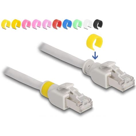 S FTP Netwerkkabel Cat 6a Aders AWG 26 6 Aansluiting 1 RJ45 Male