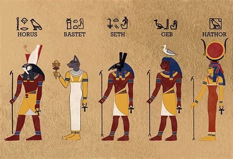 Ilustraci N N Mero De Los Dioses Del Antiguo Egipto Egipto Dioses