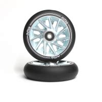 Купить колеса aztek ermine xl 115x30 мм black/aqua для трюкового ...