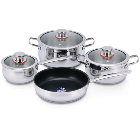 7-Piece Stainless Steel Cookware Set - Westinghouse Homeware