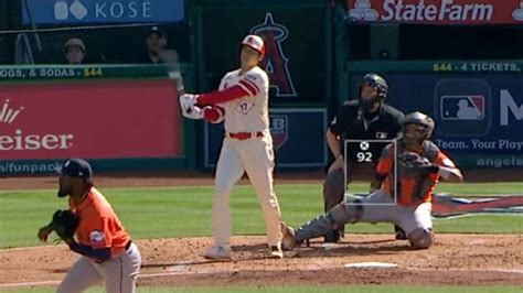 Shohei Ohtani Wows Fans With Explosive-Sounding Foul Ball Against ...
