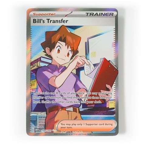 Pokemon Bill S Transfer Scarlet Violet Full Art