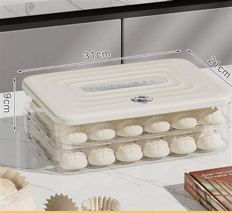 Household Frozen Frozen Dumpling Box Multi Layer Fresh Keeping Dumpling