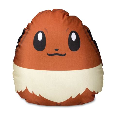 Eevee Egg-Shaped Plush Cushion - 17 In. | Pokémon Center Official Site