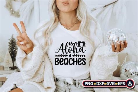 Aloha Beaches Graphic By CraftsSVG Creative Fabrica