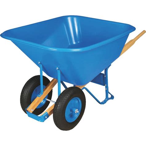 Truper 10 Cu. Ft. Poly Wheelbarrow with Steel Handles | Do It Center ...