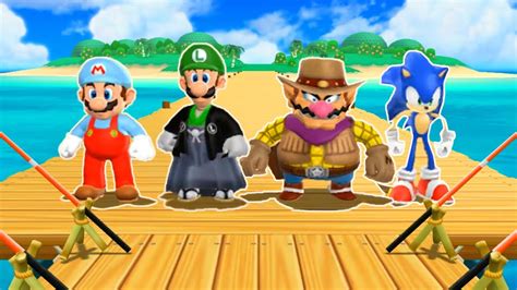 Mario Party Minigames Mario Vs Luigi Vs Sonic Vs Wario Master