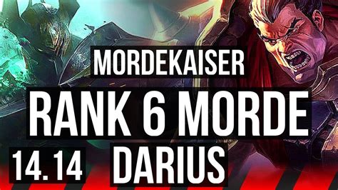 Mordekaiser Vs Darius Top Rank 6 Morde 5 3 10 Jp Grandmaster