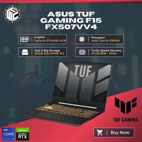 Jual Laptop Asus Tuf Gaming F15 Fx507vv4 I9 13900h 16gb 512gb Rtx4060 8gb Kota Banjarbaru