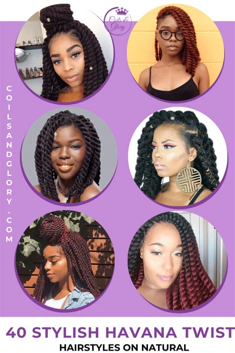 40 Stylish Havana Twist Hairstyles On Natural Hair Includes A Quick Guide Coils And Glory