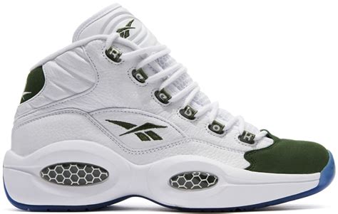 Reebok Question Mid White Racing Green Reebok Release Dates Sneaker Calendar Prices