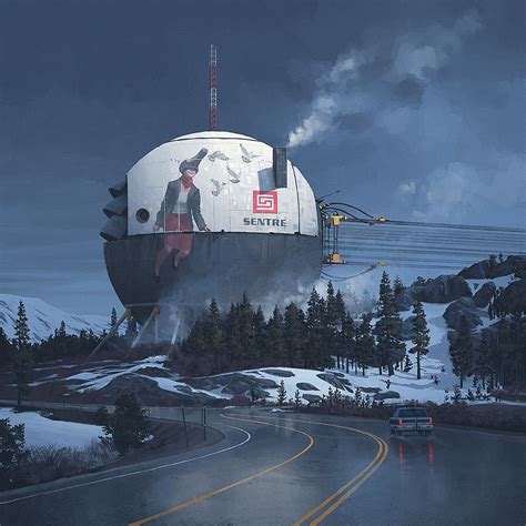 A Dump Of Artwork By Simon Stålenhag Who Recently Painted The Box Art