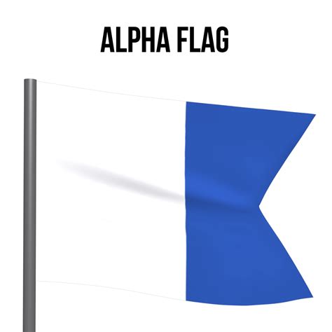 Diving Buoy Alpha Flag Diver Down Flag