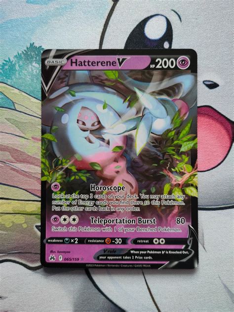 Pokémon karta Hatterene V CRZ 065 Crown Zenith Aukro