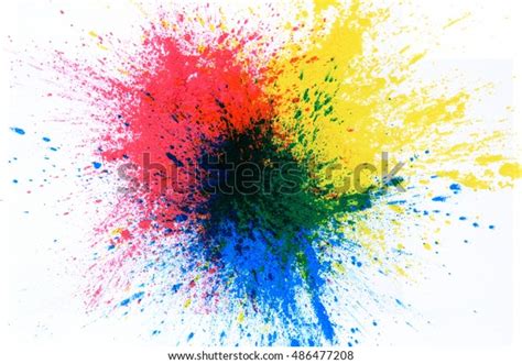 Cmyk Toner Powder Cyan Magenta Yellow Stock Photo (Edit Now) 486477208