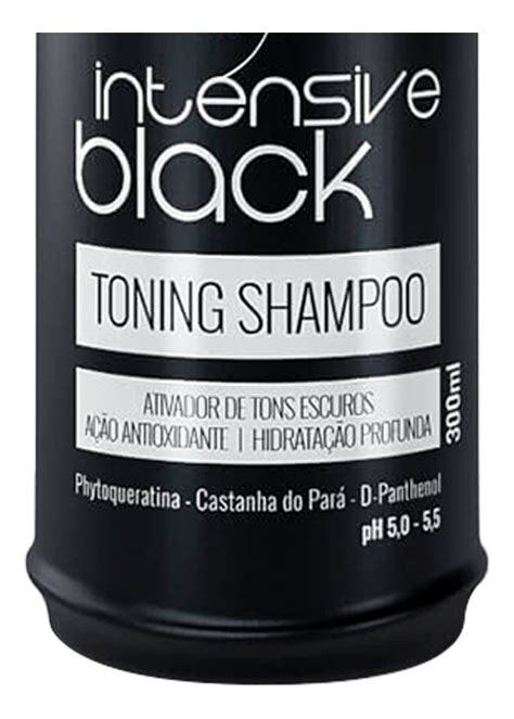 Forever Liss Shampoo Tonalizante Intensive Black 300ml Mercadolivre