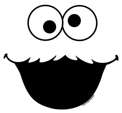 Cookie Monster Face - ClipArt Best