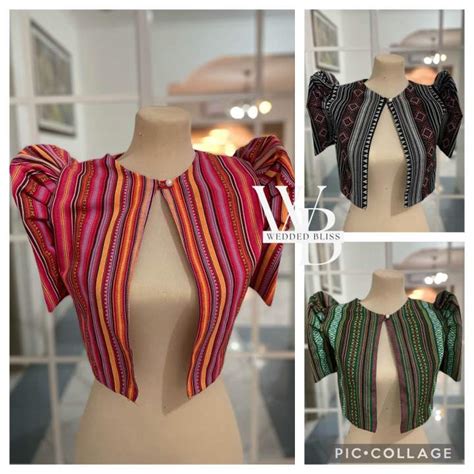 Modern Filipiniana Bolero — Ethnic Design Lazada Ph