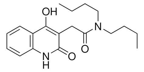 N N DIBUTYL 2 4 HYDROXY 2 OXO 1 2 DIHYDRO QUINOLIN 3 YL ACETAMIDE