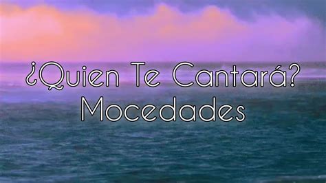 Quien Te Cantará Mocedades Letra Lyrics YouTube