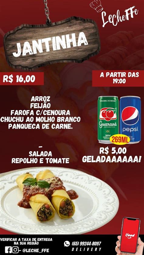 Menu em Lecheffe restaurante Cuiabá