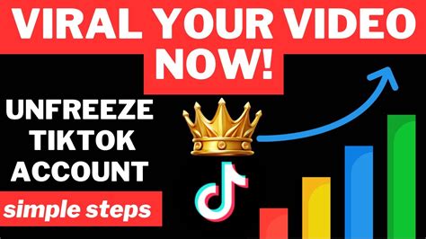 SOLUTION How To UNFREEZE TikTok Account YouTube