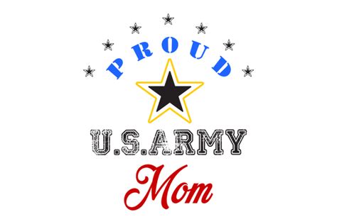 Proud Us Army Mom Graphic By Grappix Studio Creative Fabrica