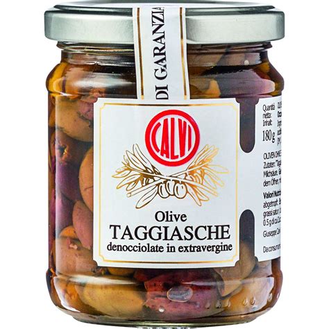 Calvi Olive Taggiasche Denocciolate In Olio Extravergine Di Oliva 180