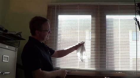 How To Clean Mini Blinds Youtube