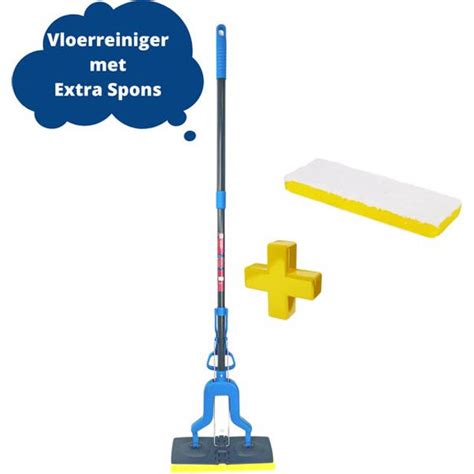 Synx Tools Vloermopset Met Extra Spons Vloermop Met Steel