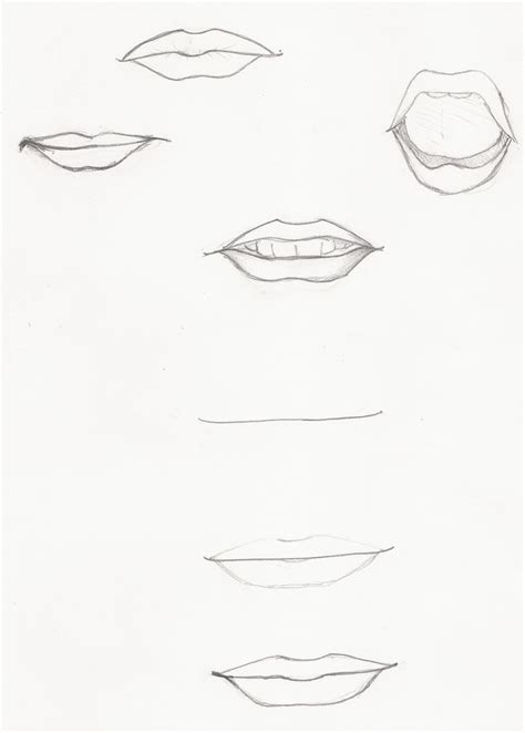 Realistic Lips Drawing at GetDrawings | Free download