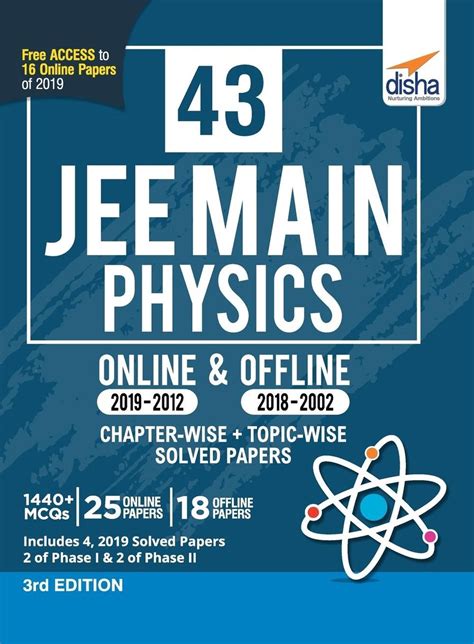 43 JEE Main Physics Online 2019 2012 Offline 2018 2002 Chapter