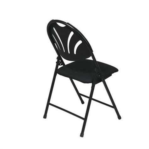 Set Of 4 Plastic Folding Chair In Black By Office Star 1 Frys Food