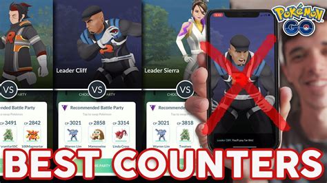 How To Beat All Team Go Rocket Leaders Pok Mon Go Youtube