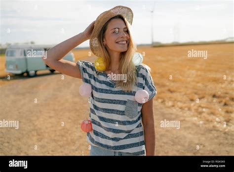 Solo Woman Traveller Camper Van Hi Res Stock Photography And Images Alamy