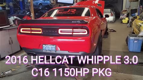 2016 Challenger Hellcat Whipple 3 0 C16 1150hp Cjr Pkg Youtube