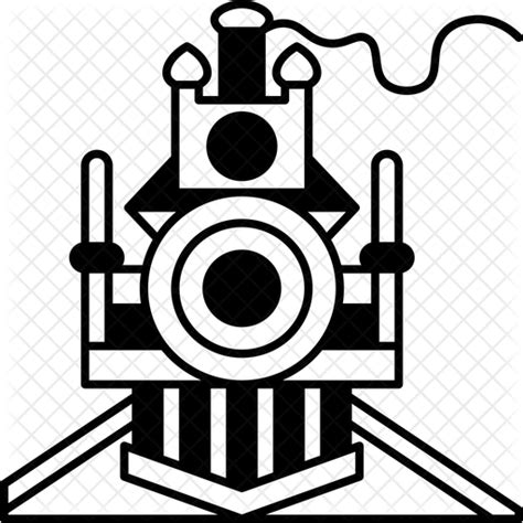 Locomotive Icon Download In Glyph Style