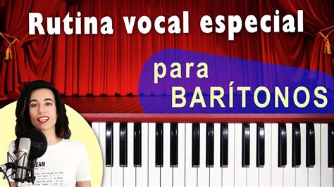 Mejor Calentamiento Vocal Ejercicios De Vocalización Para Baritonos🎵