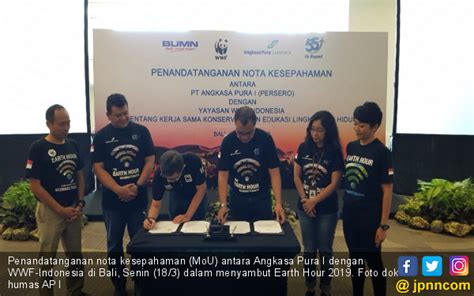 Angkasa Pura I Dan WWF Indonesia Tandatangani MoU